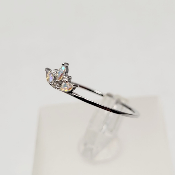 Sterling Silver Aurora Stack Ring - Picture 5 of 16